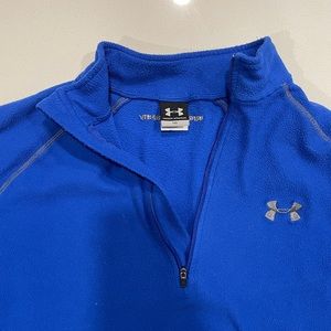Under Armour Blue Fleece 1/4 Zip Long Sleeve
